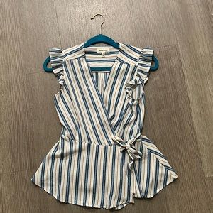Monteau Striped Blouse